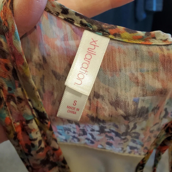 Xhilaration Multicolored Leopard Print Dress Women's Size Small - Picture 9 of 16